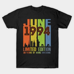 June 1994 30 Years Of Being Awesome Limited Edition T-Shirt